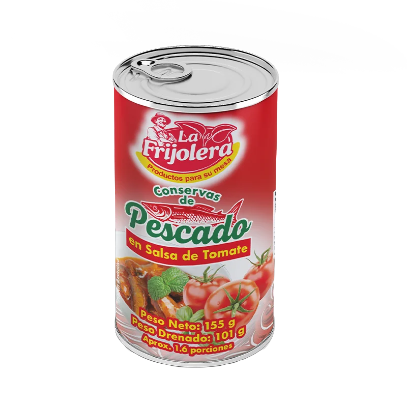 Conservas de Pescado en Salsa de Tomate-Sardina Tinapa 145g